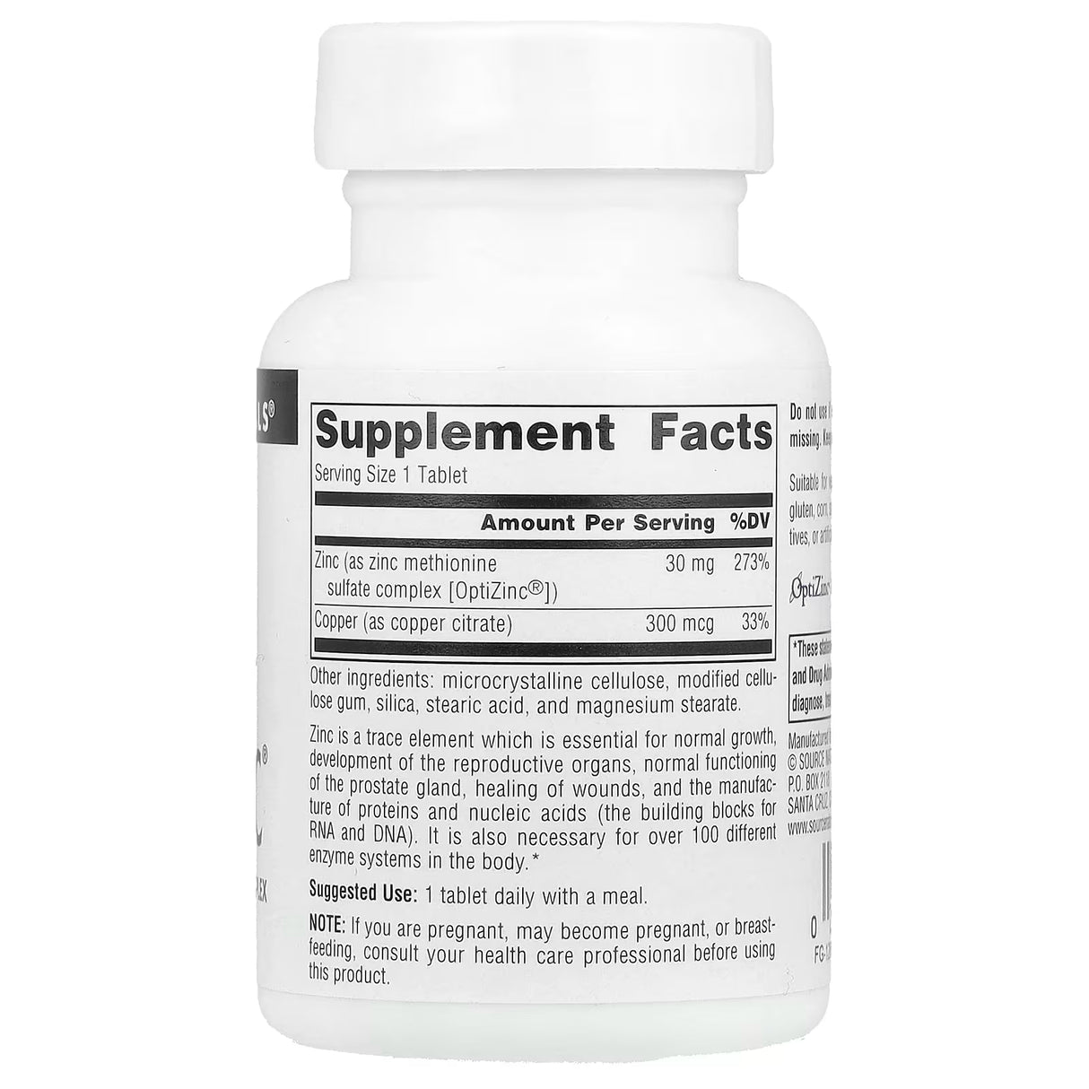 Source Naturals Optizinc 30 mg