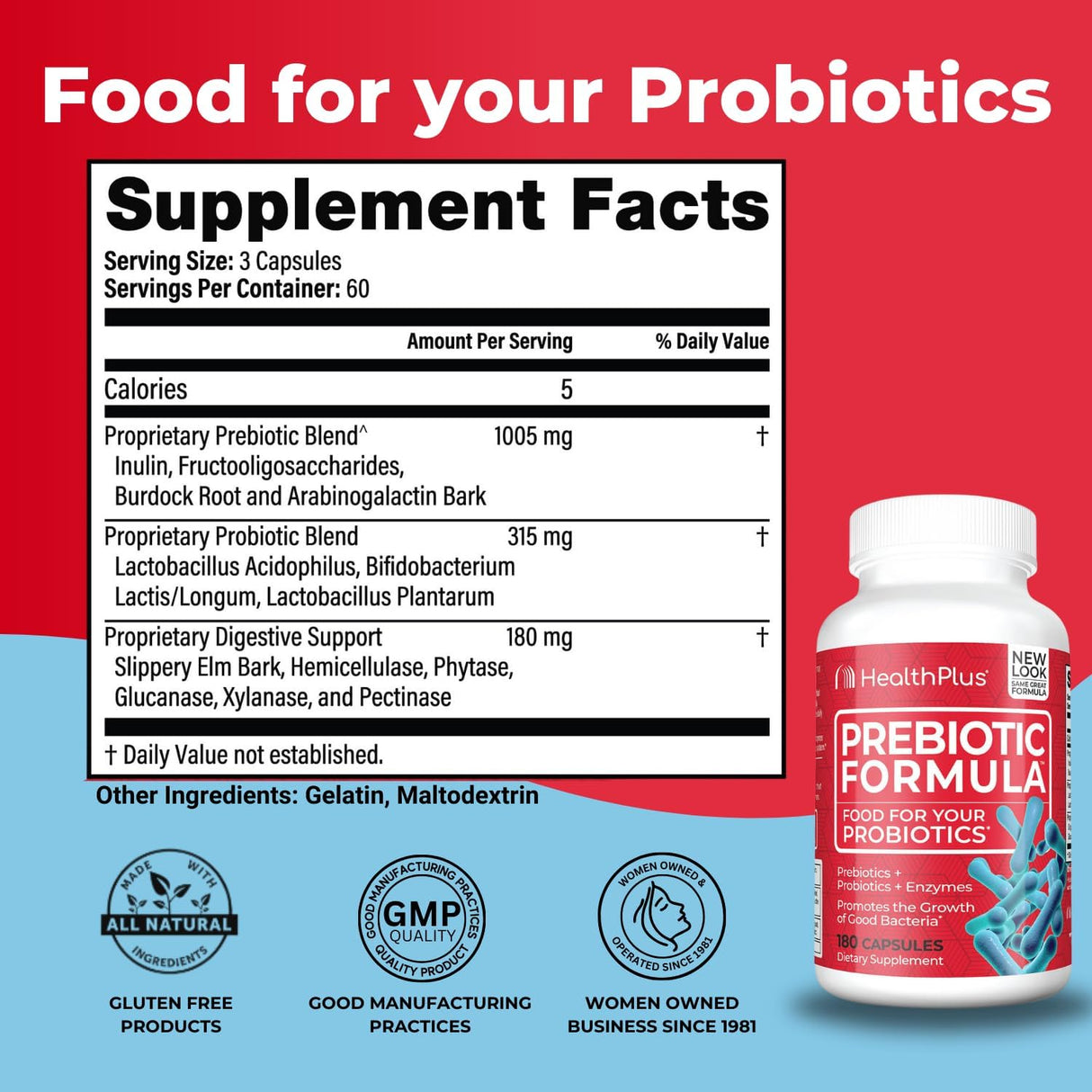 Health Plus Prebiotic Formula capsule