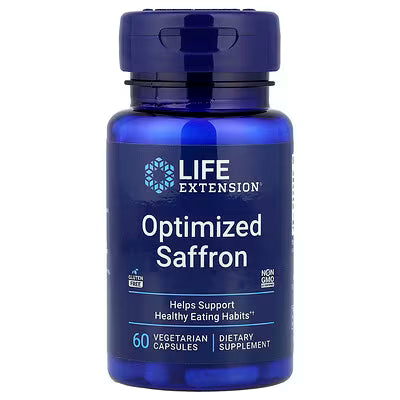 Life Extension, Optimized Saffron, 60 Vegetarian Capsules