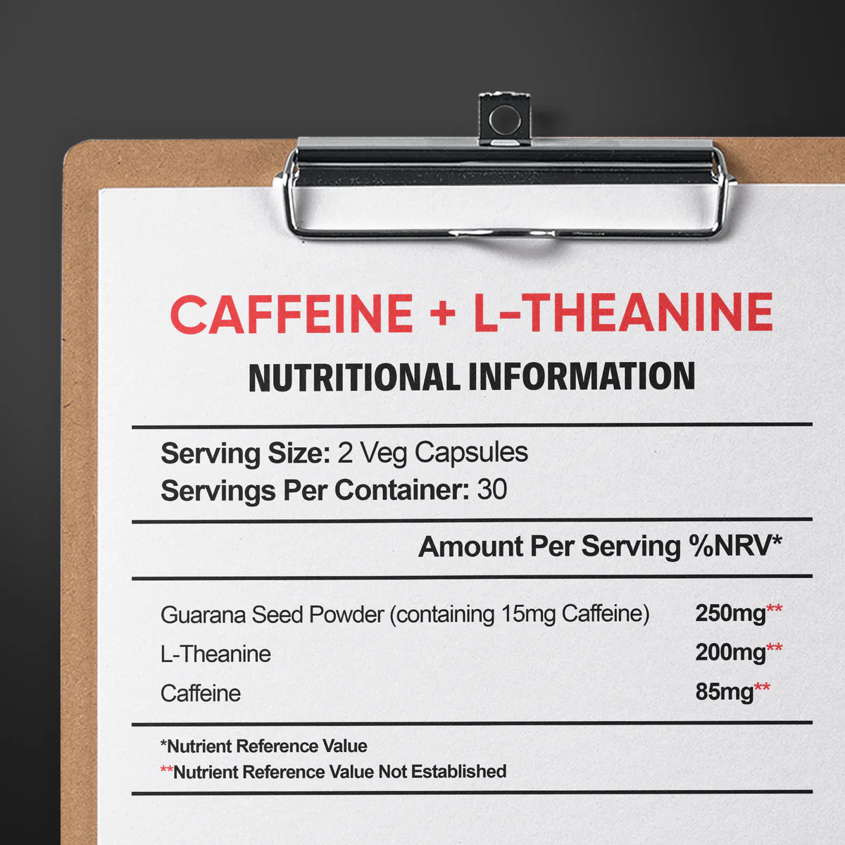 Caffeine + L-Theanine