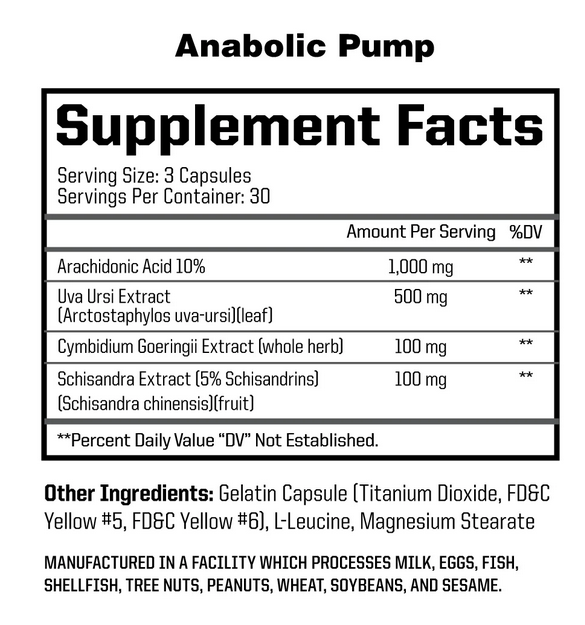 Anabolic Warfare Pump for Blood Flow & Endurance