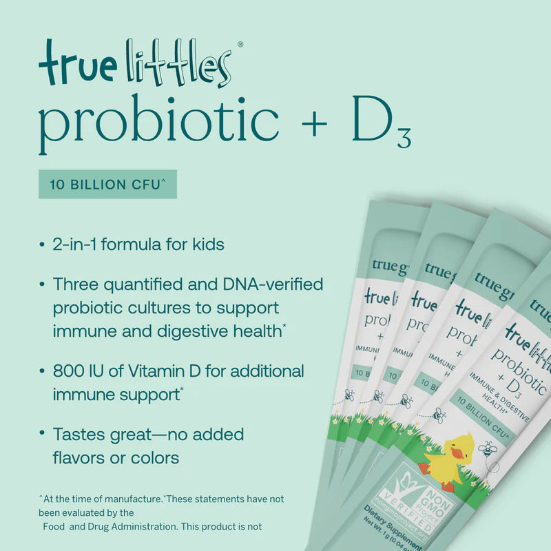 True Grace True Littles Childrens Probiotics + Vitamin D3