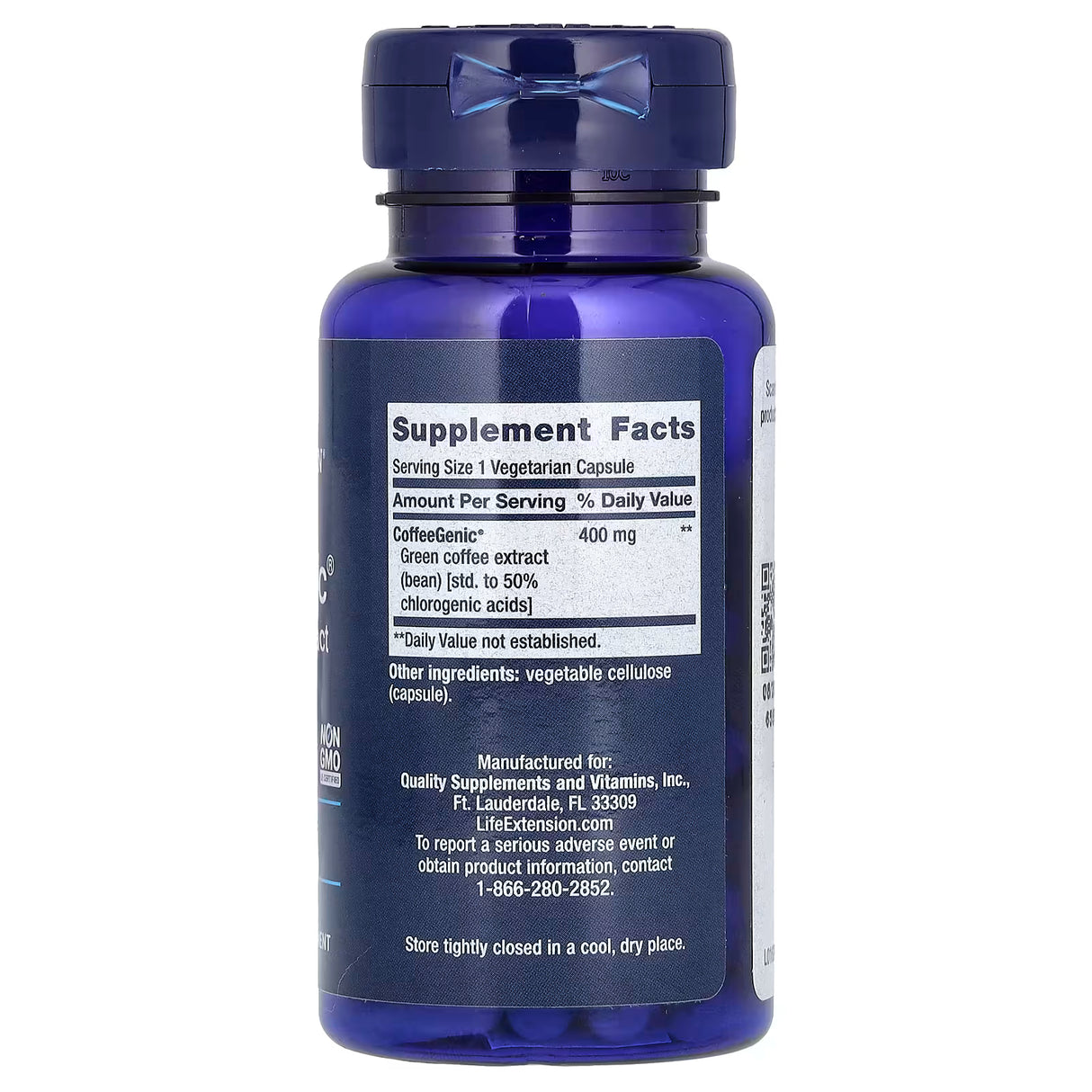 CoffeeGenic® Green Coffee, 400 mg, 90 veg caps | 400 mg, 90  vegetarian capsules
