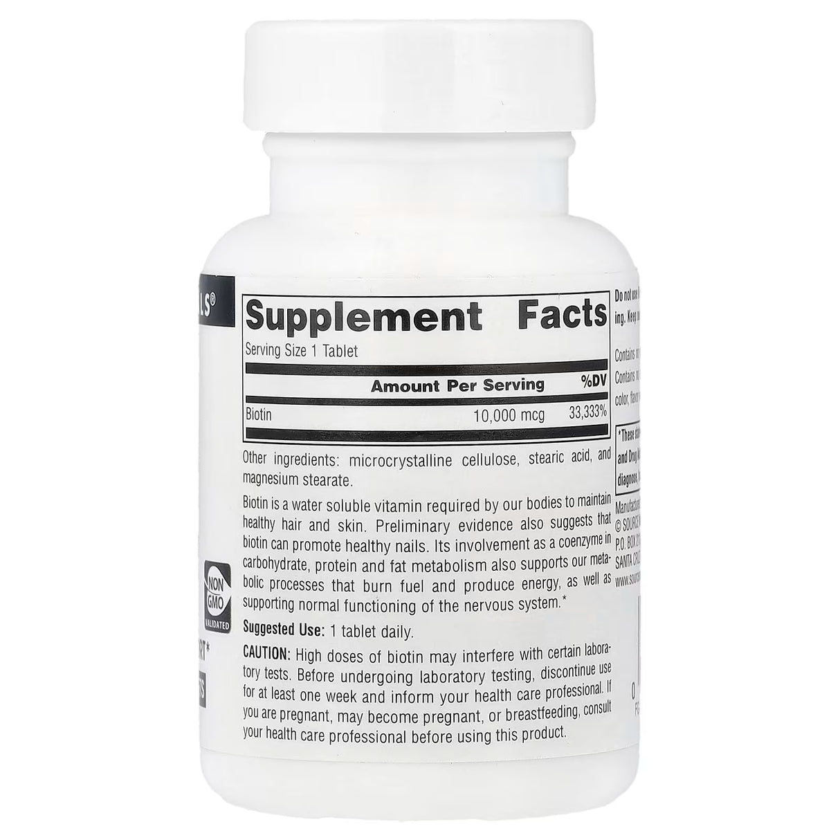 Source Naturals, Biotin, 10,000 mcg, 120 Tablets