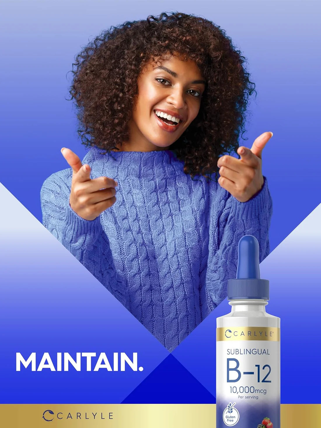 Carlyle Vitamin B-12 10000mcg per serving | 2oz Liquid