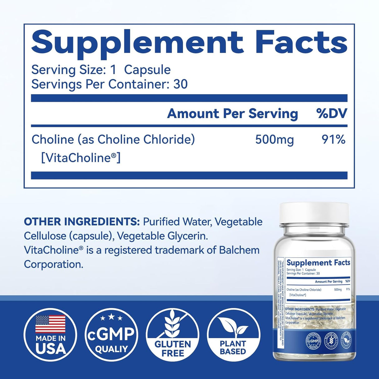 Inner Brightness Choline 500 mg
