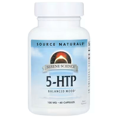 Source Naturals 5-HTP 100 mg 60 Capsules