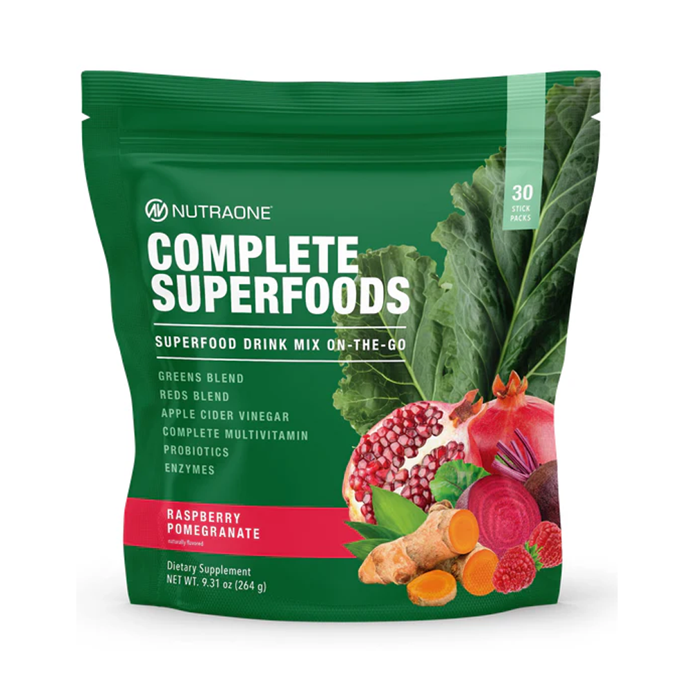NutraOne Complete Super Foods Raspberry pomegrante