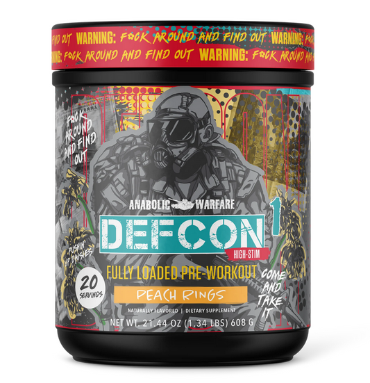 Anabolic Warfare Defcon 1 Peach Rings Pre-Workout