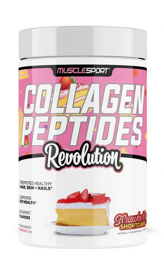 Musclesport Collagen Peptides Strawberry Shortcake