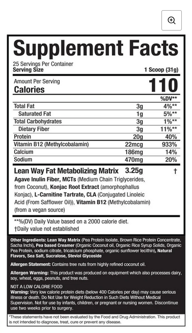 Musclesport Plant'd Lean Whey  Blueberry Cobbler