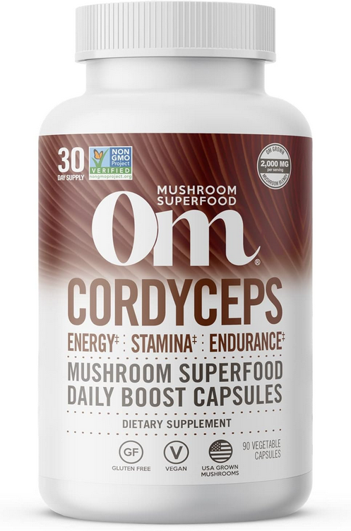 Om Cordyceps Mushroom Superfood Capsules