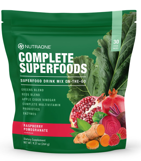 NutraOne Complete Super Foods Raspberry Pomegranate