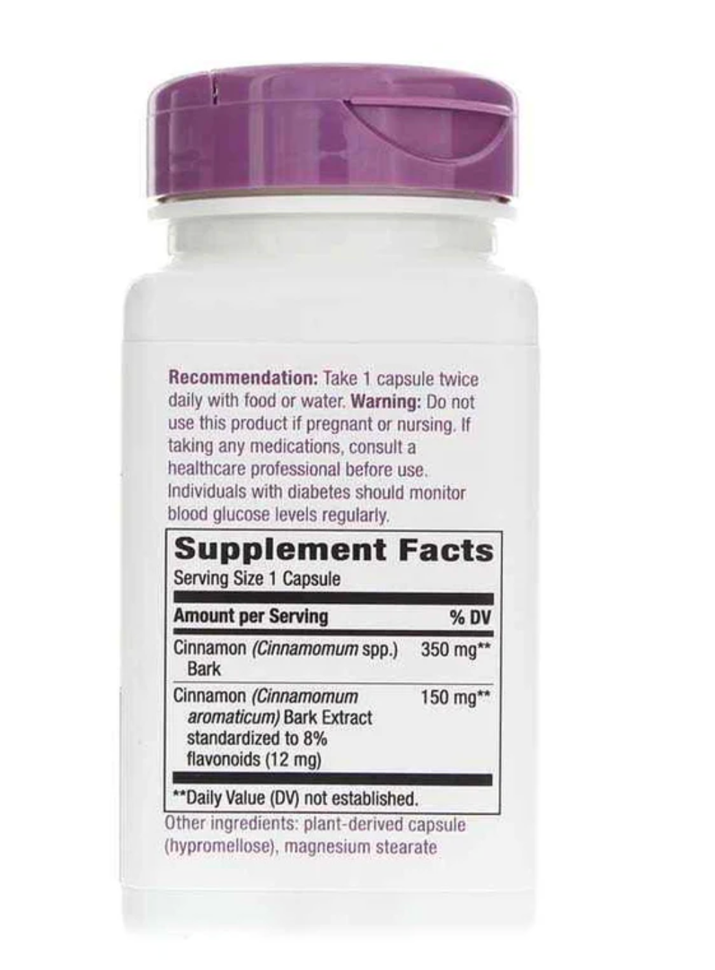 Natures Way Cinnamon 60 Capsules