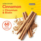 Sundance Ceylon Cinnamon Capsules with Chromium and Biotin